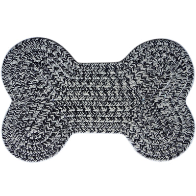 Olefin Bone Flair Braided Rug