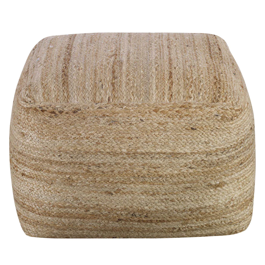 Dale Natural Jute Pouf