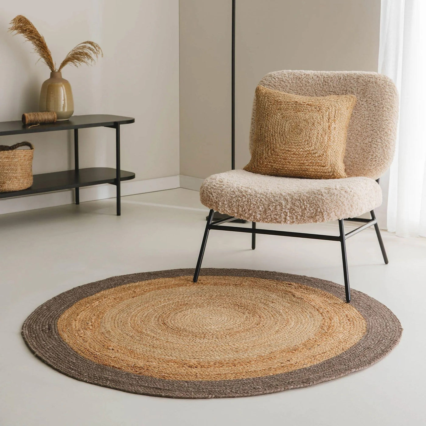 Natural Jute Fiber Eden Rug