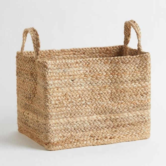 Jute Canesta Bathroom Basket