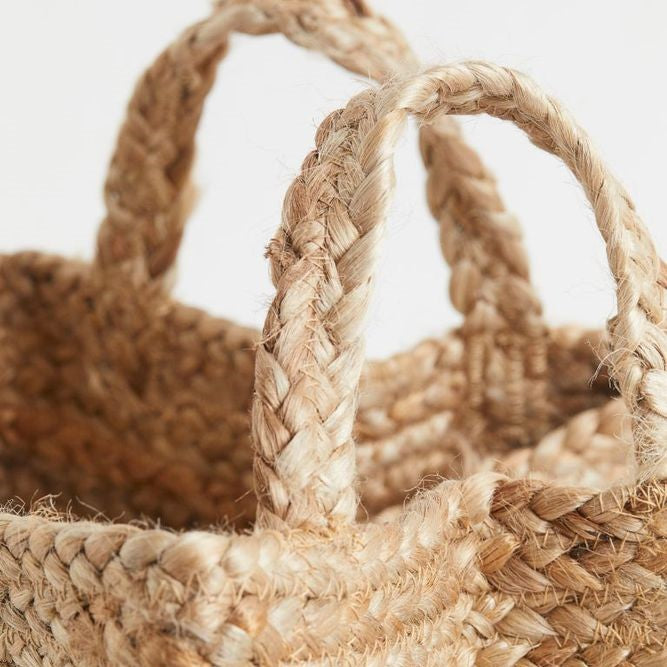 Jute Canesta Bathroom Basket