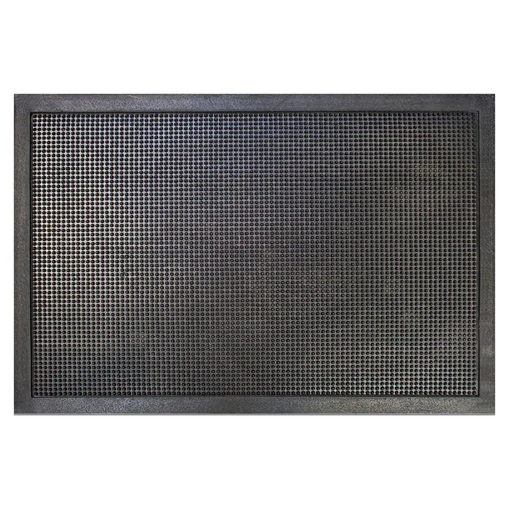 Black Rubber Accuflow Dot Mat