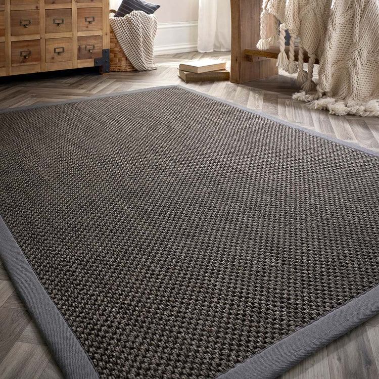 Handloomed Sisal Amazonian Rug grey