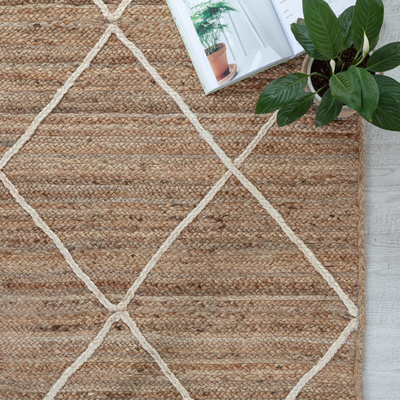 Handcrafted Jute Antadome Rug