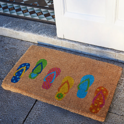 Beachy Vibe Printed Coir DoorMat