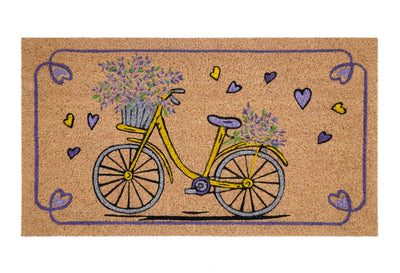 Bicycle Viola Printed Coir Doormat