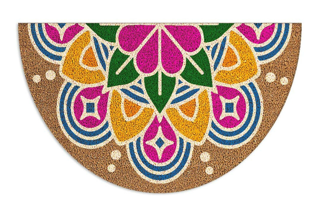 Rangoli Diwali Coir Doormat