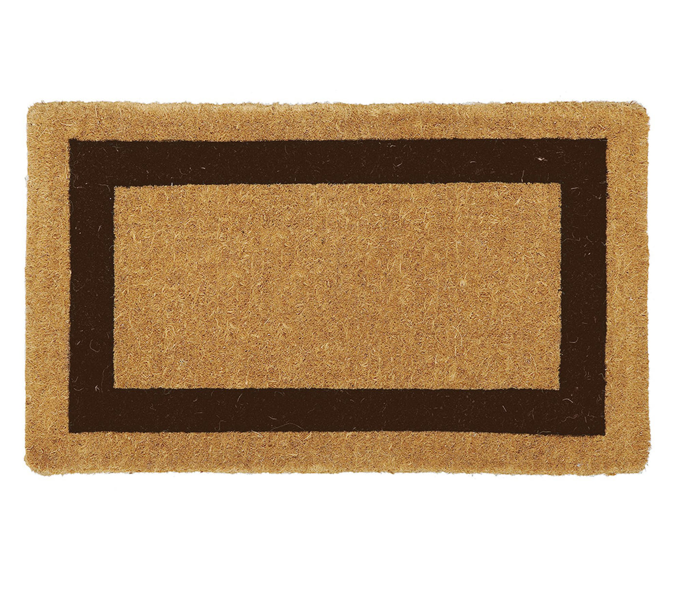 Framed Thick Esquire Natural Coir Doormat