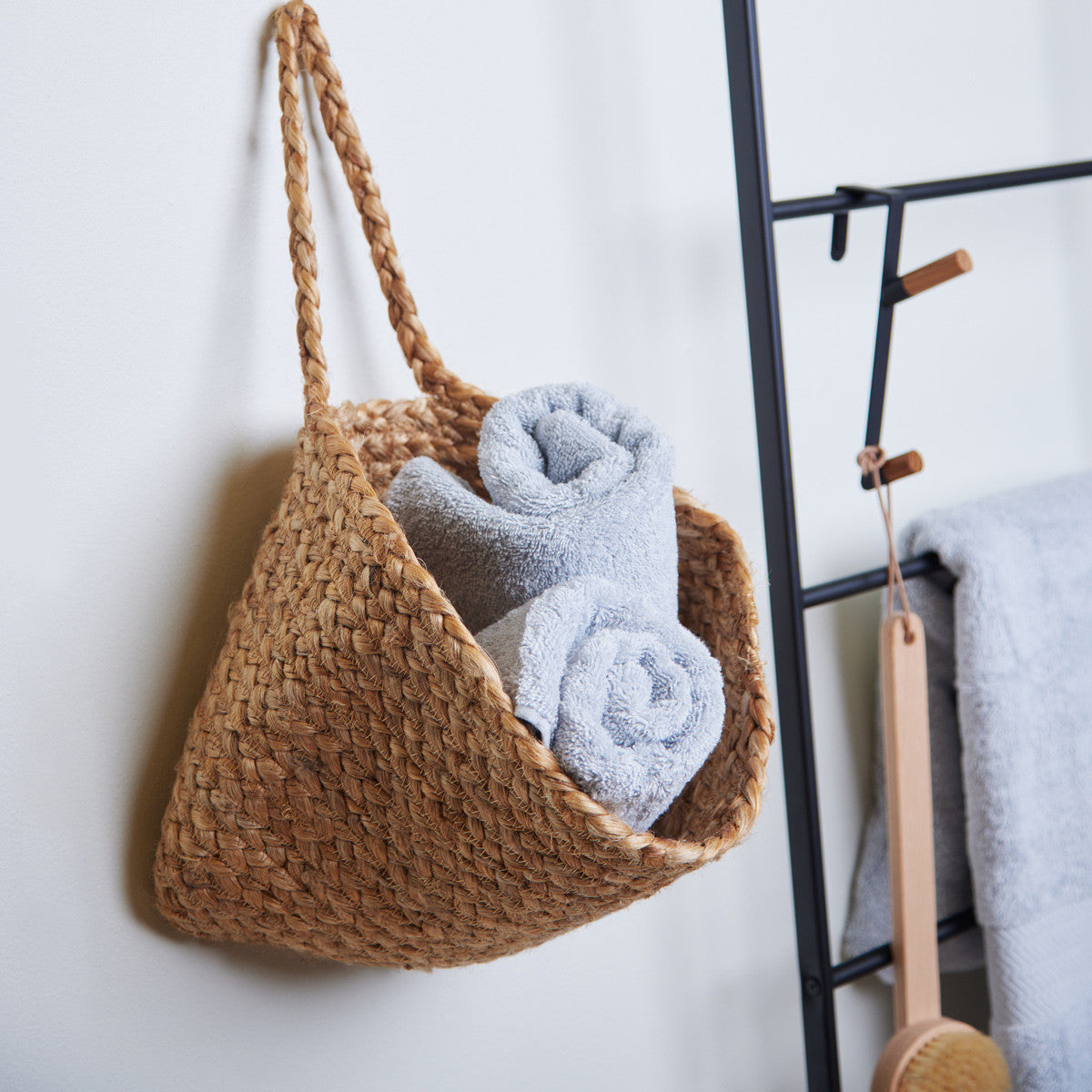 Wicker Jute Hanging Basket