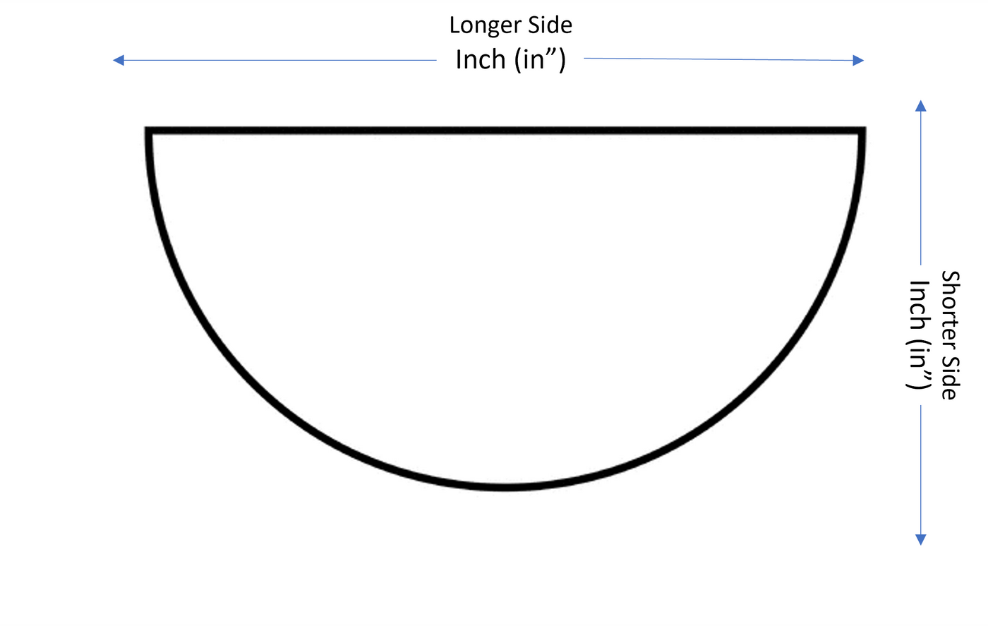 Rubber And Coir Andricka Doormat size graph