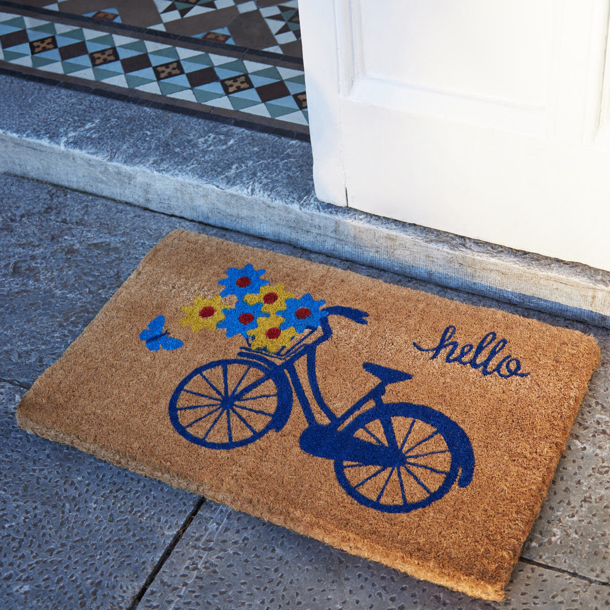 Spring Bike Coir Mat