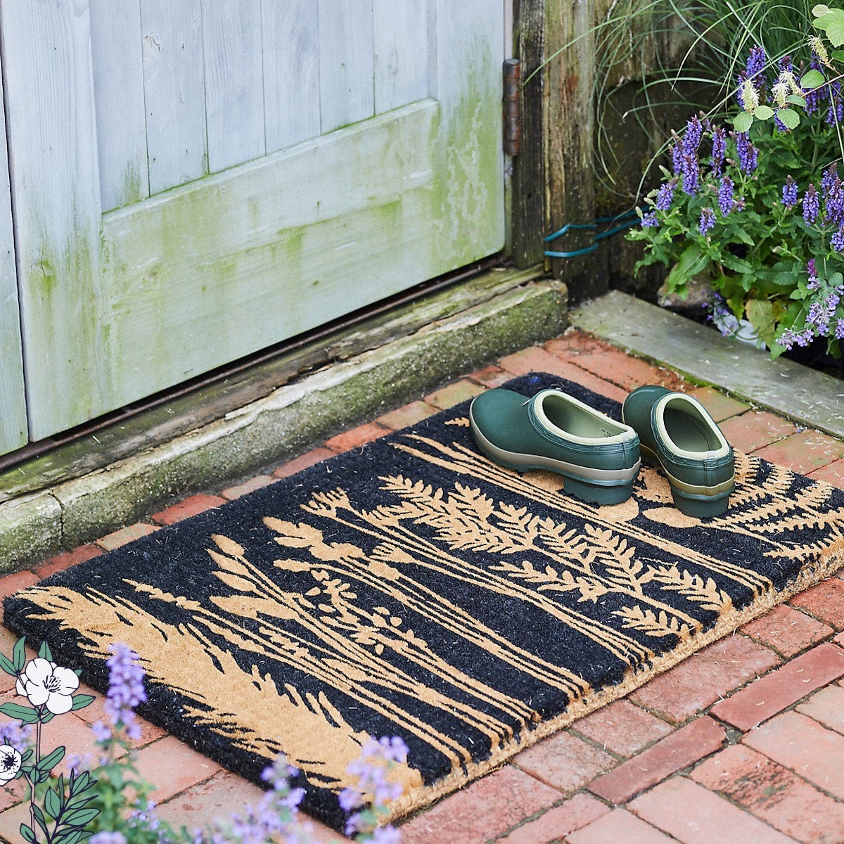 Stem & Leaf Coir Mat