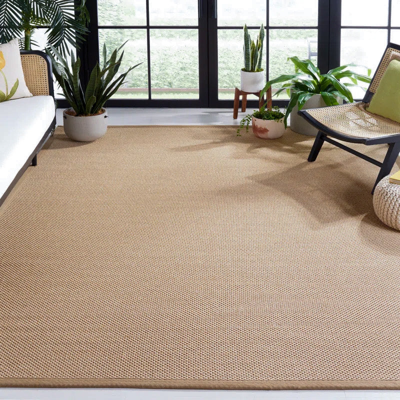 Handloomed sisal Amazonian Rug Buttercream