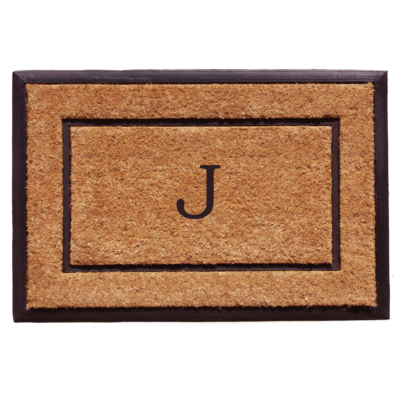 The Commodore Coir & Rubber Monogram Doormat