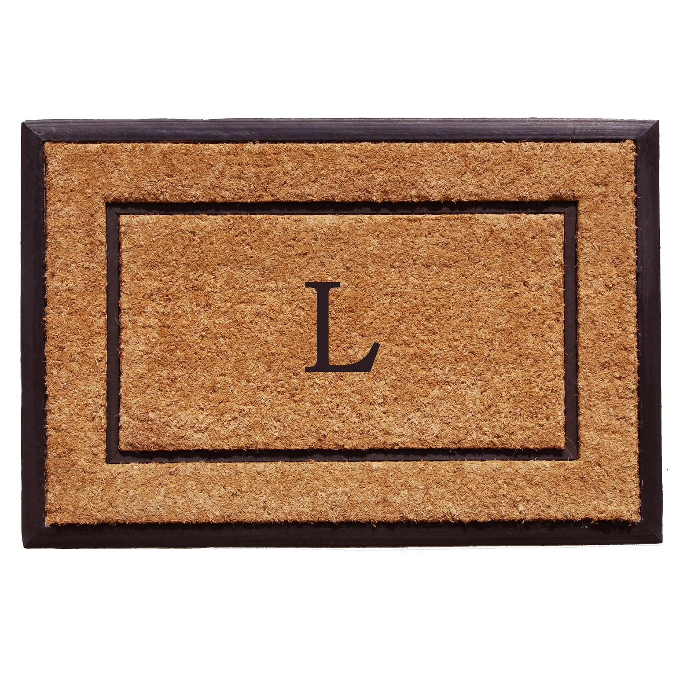 The Commodore Coir & Rubber Monogram Doormat