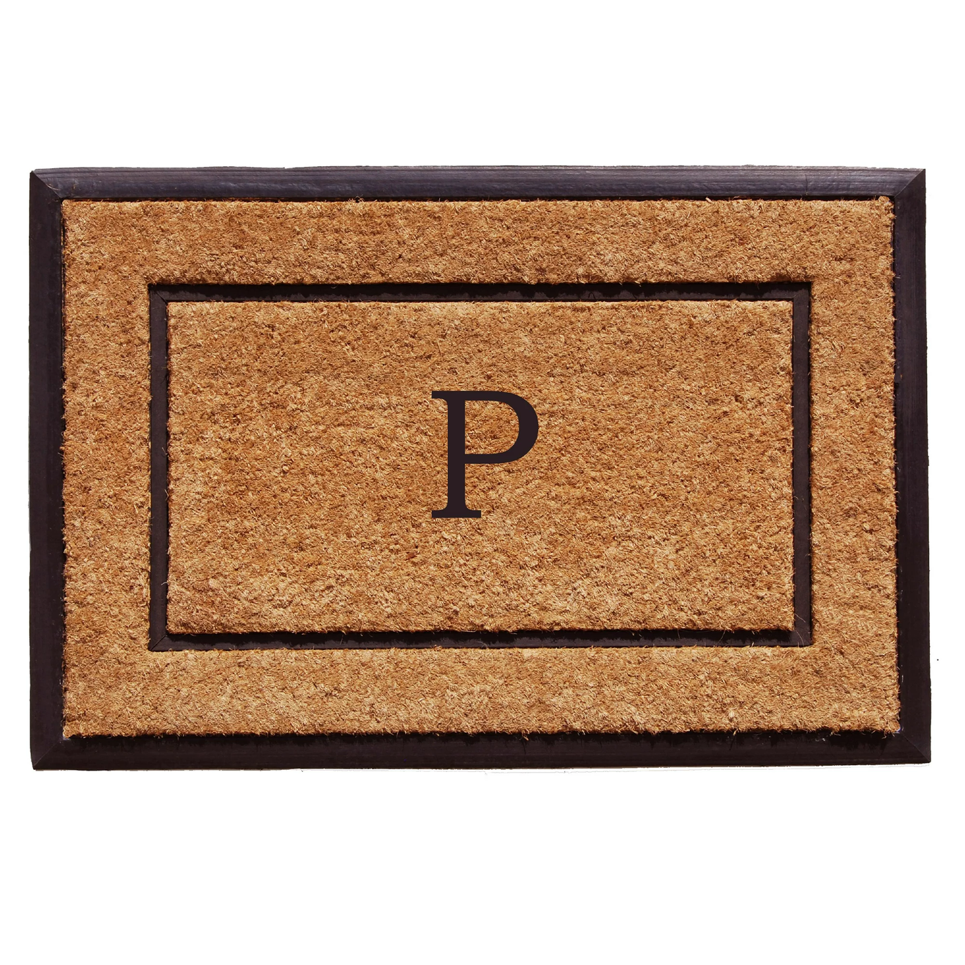 The Commodore Coir & Rubber Monogram Doormat