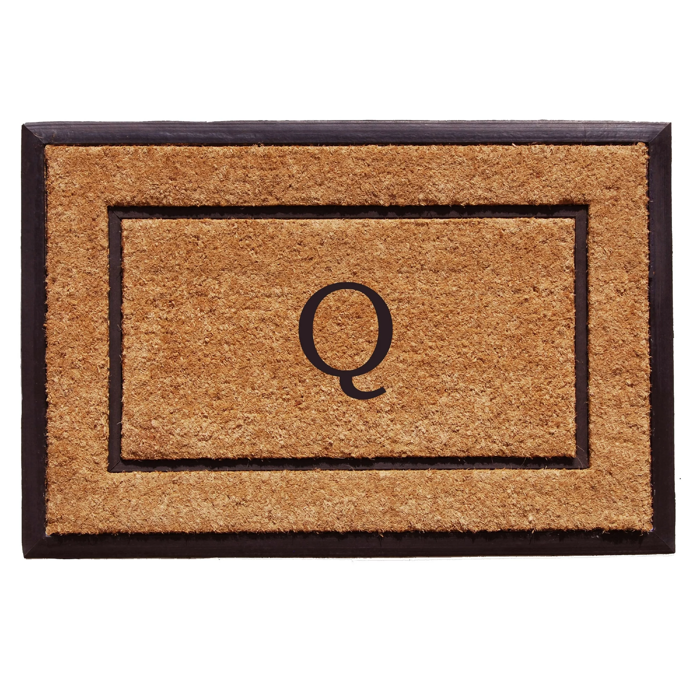 The Commodore Coir & Rubber Monogram Doormat