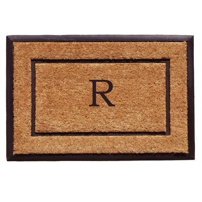 The Commodore Coir & Rubber Monogram Doormat