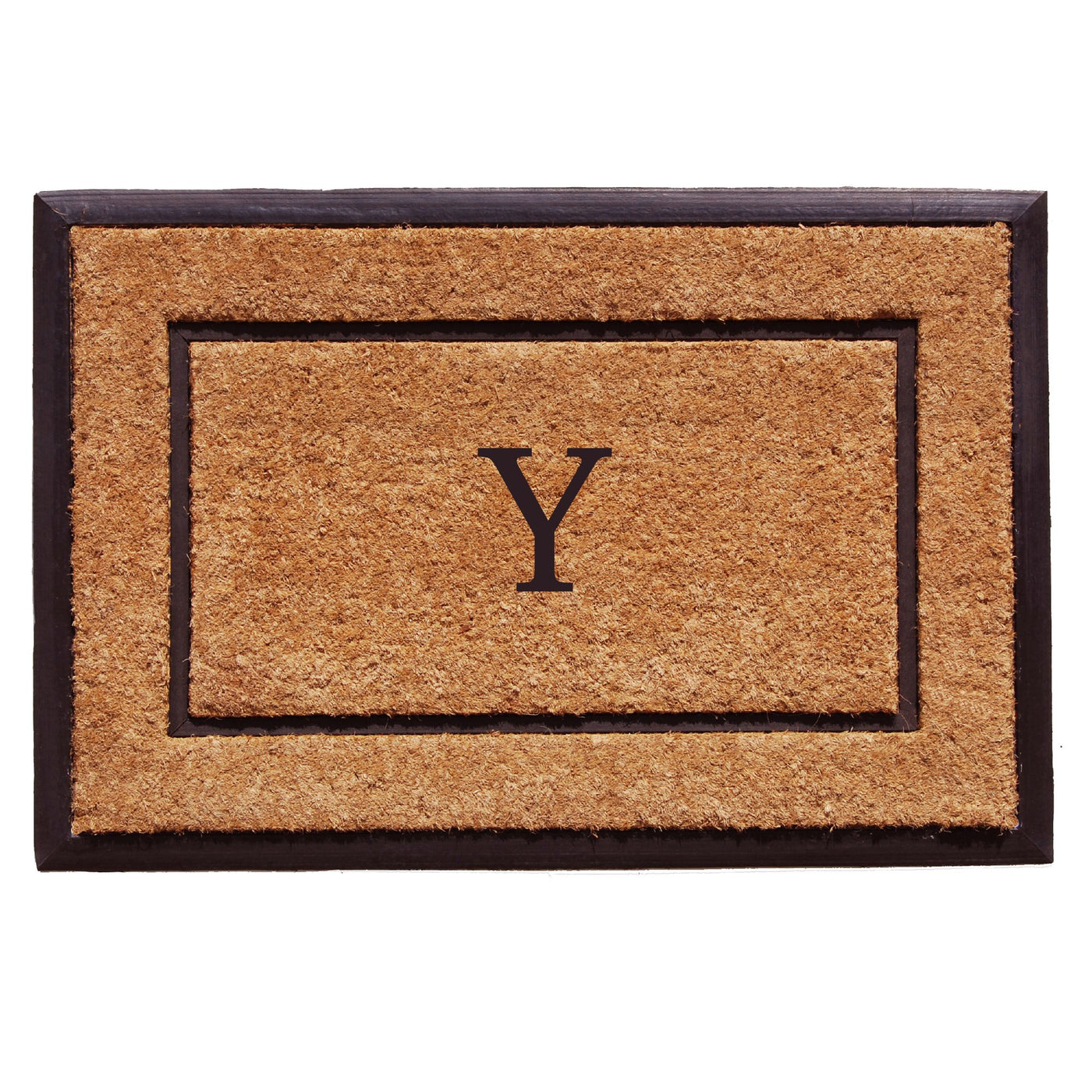 The Commodore Coir & Rubber Monogram Doormat