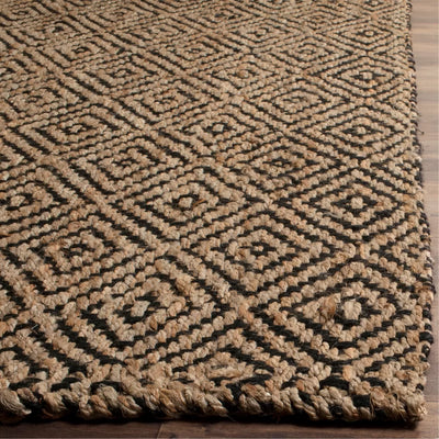 Handcrafted Arizona Diamond Jute Rug, Natural Jute Rugs