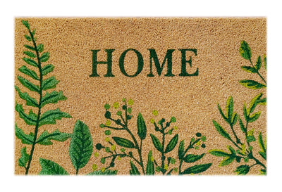 Lush Home Printed Natural Coir Doormat, Outdoor mats