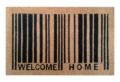 Barcode Welcome Coir Doormat