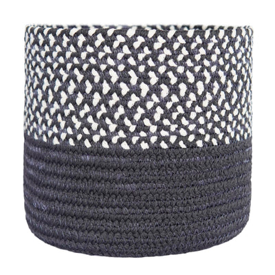 Olefin Cabana Basket Black, Home Decor Olefin Baskets