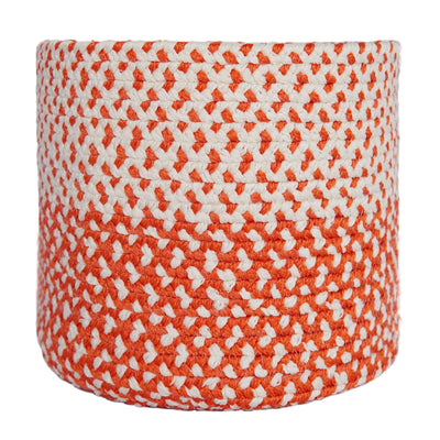 Olefin Light Rust Cabana Basket, Home Decore Olefin Baskets