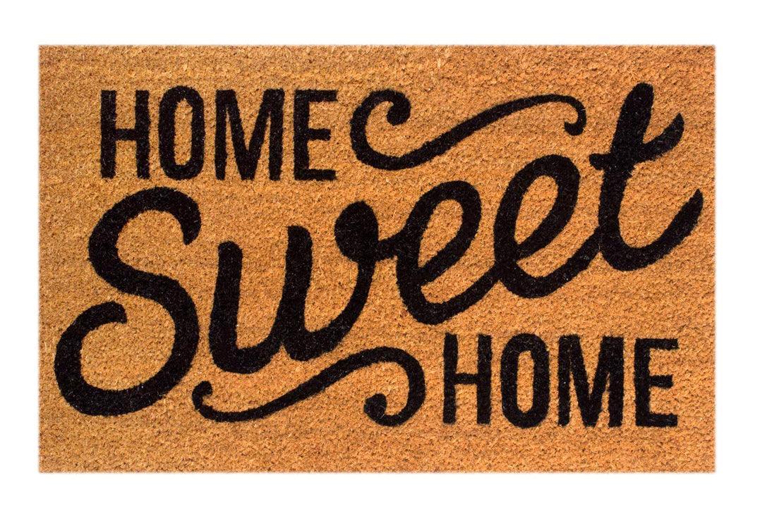 Home Sweet Home Printed Natural Coir Doormat