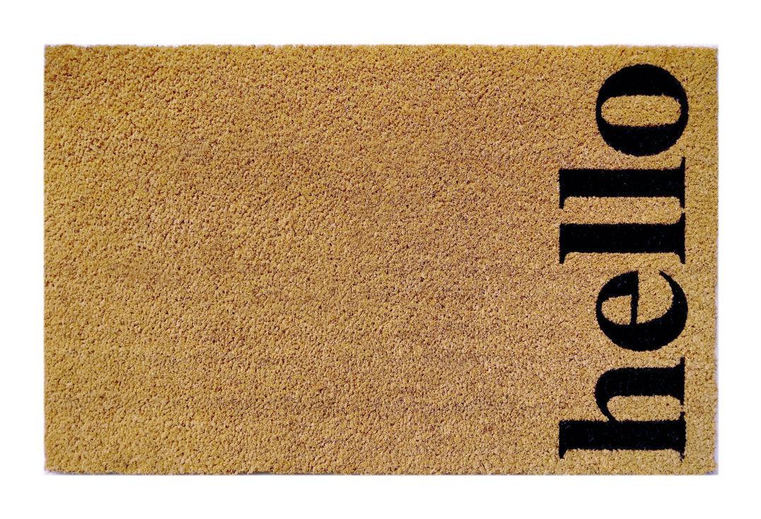 Hello Nimbus Printed Natural Coir Doormat