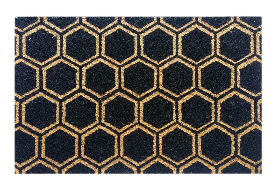 Honeycomb Printed Coir Doormat, Coir, Doormats