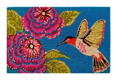 Humming Bird Bliss Printed Natural Coir Doormat