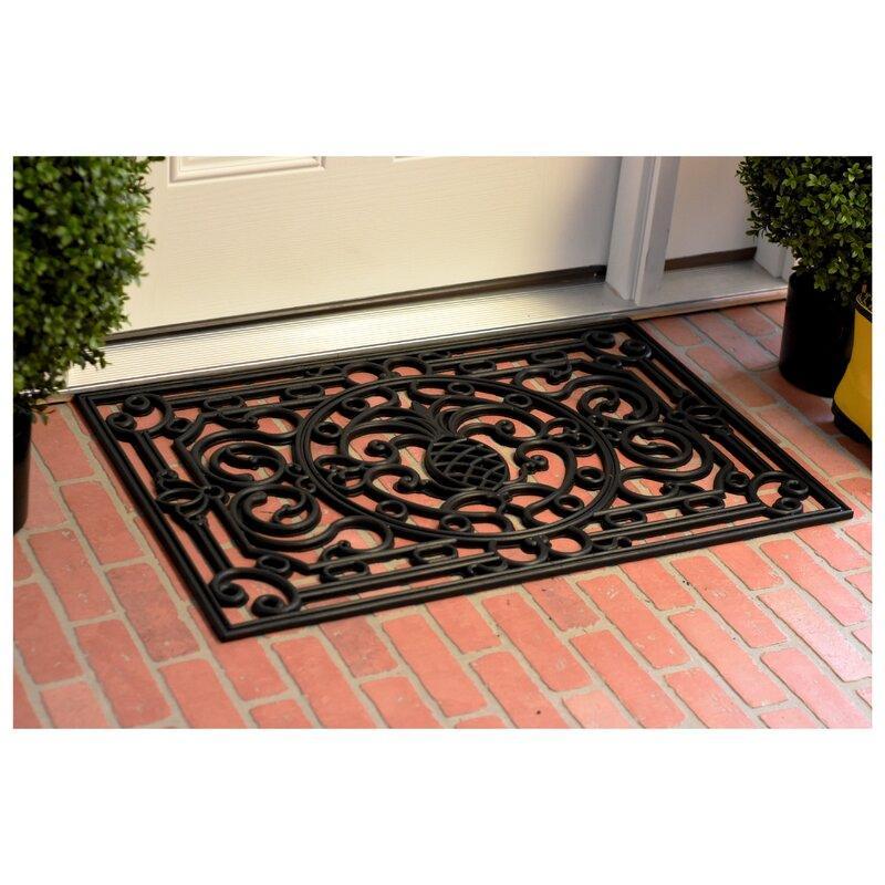 Majestic Pineapple Rubber Doormat