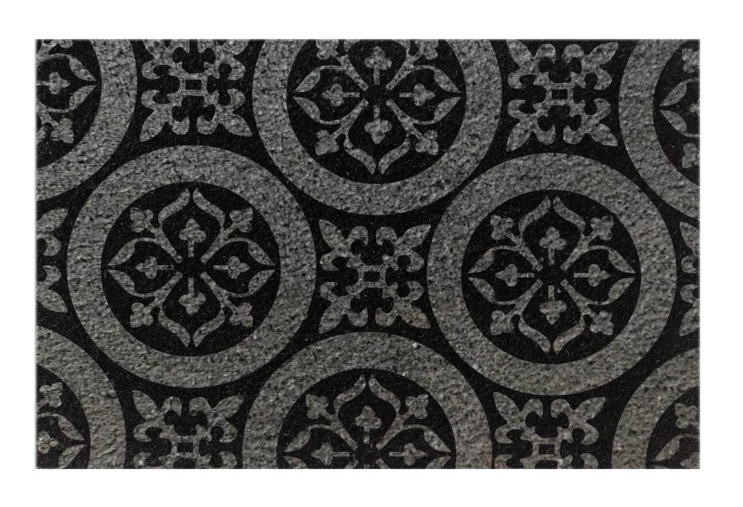 Mandala DC Classic Printed Natural Coir Doormat, Outdoor mats