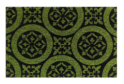 Mandala DC Classic Printed Natural Coir Doormat, Outdoor mats