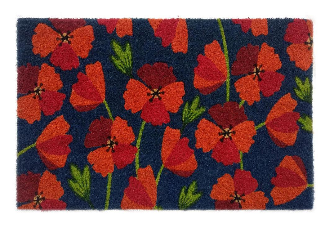 Poppy Doormat Doormats Brush, Coco, Coir, Doormats, Premium - DC Home 