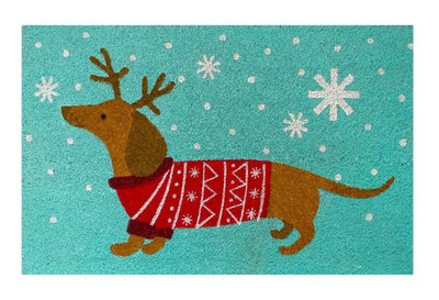 Reindeer Dash Doormat Doormats Brush, Coco, Coir, Doormats, Premium - DC Home 