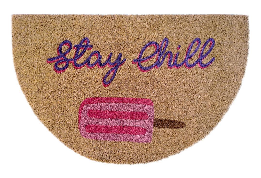 Stay Chill Popsicle Doormat Doormats Brush, Coco, Coir, Doormats, Premium - DC Home 