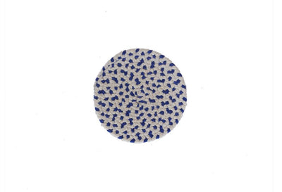 Topkapi Coaster, Cobalt Blue/White Coasters Beautiful, Coasters, Home - DC Home 