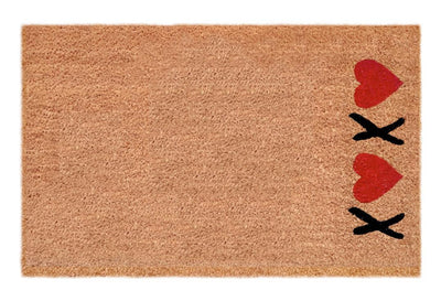 Vertical Hugs & Kisses Doormat Doormats Brush, Coco, Coir, Doormats, Premium - DC Home 