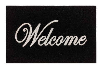 Welcome ED Script Doormat Doormats Brush, Coco, Coir, Doormats, Premium - DC Home 