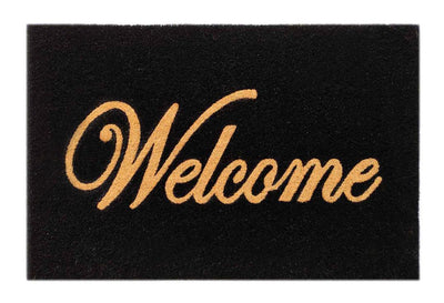 Welcome ED Script Doormat Doormats Brush, Coco, Coir, Doormats, Premium - DC Home 