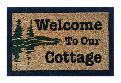 Welcome to our Cottage Doormat Doormats Brush, Coco, Coir, Doormats, Premium - DC Home 