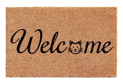 Welcome Tomcat Doormat Doormats Brush, Coco, Coir, Doormats, Premium - DC Home 