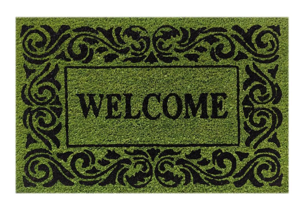 Welcome Tribal Doormat Doormats Brush, Coco, Coir, Doormats, Premium - DC Home 